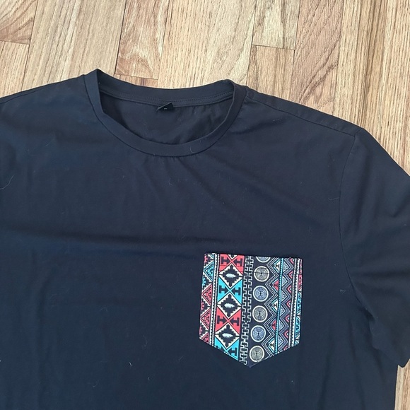 SHEIN Men’s Graphic Patterned Pocket Active T-Shirt Sz XXL - Picture 2 of 5